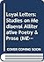 Loyal Letters by L.A.J.R. Houwen