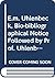 E.M. Uhlenbeck, Bio-bibliographical Notice Followed by Prof. Uhlenbeck's Address: Javanese Linguistics, A Retrospect and Some Prospects (Biobibliographies Et Exposes Nouvelle Serie)