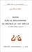 Notes Sur La Philosophie En France Au XIXe Siecle by Jean Beaufret