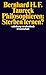 Philosophieren: Sterben lernen?