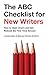 The ABC Checklist for New Writers