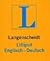 Langenscheidts Lilliput Englisch - Deutsch. Neues Cover.