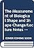 The Measurement of Biological Shape and Shape Change/Lecture Notes in Biomathematics, Vol 24)