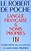 Robert French Dictionary (Robert de Poche Dictionnaire de Langue Française)