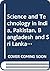 Science and technology in India, Pakistan, Bangladesh, and Sri Lanka (Longman guide to world science and technology)