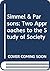 Simmel & Parsons: Two Approaches to the Study of Society