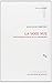 La voix nue: Phénoménologie de la promesse