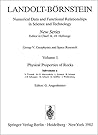 Physical Properties of Rocks (Landolt-Börnstein: Numerical Data and Functional Relationships in Science and Technology - New Series, 1a)