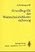 Grundbegriffe der Wahrscheinlichkeitsrechnung (German Edition)
