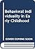 Behavioral Individuality in Early Childhood by Alexander Thomas