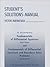 Student's Solutions Manual to Accompany Fundamentals of Differential Equations,and Fundamentals of Differential Equations and Boundary Value Problems, 4th Edition