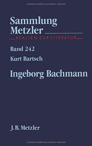 Ingeborg Bachmann (Sammlung Metzler) (German Edition)