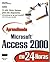 Aprendiendo MS Access 2000 en 24 horas by Timothy Buchanan