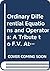 Ordinary Differential Equations and Operators by F.V. Atkinson