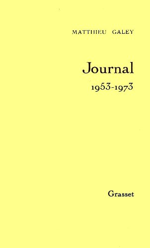 Journal T01 1953-1973 (Paperback)
