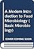 A modern introduction to food microbiology (Basic microbiology)