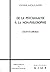 De la Psychanalyse a la Non-Philosophie