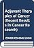 Adjuvant Therapies of Cancer