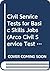 Civil Service Tests for Basic Skills Jobs (Arco Civil Service Test Tutor)