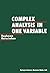Complex Analysis in one Variable