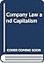 Company Law and Capitalism