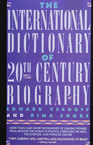 The International Dictionary of 20th-century Biography (Paperback)