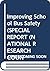 Improving School Bus Safety: Special Report 222 (SPECIAL REPORT (NATIONAL RESEARCH COUNCIL (U S) TRANSPORTATION RESEARCH BOARD))