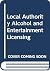 Local Authority Alcohol and Entertainment Licensing