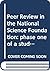 Peer review in the National Science Foundation by Stephen  Cole