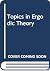 Topics in Ergodic Theory (Cambridge Tracts in Mathematics, Series Number 75)