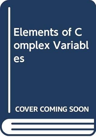 Elements of complex variables