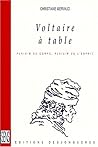 VOLTAIRE A TABLE