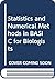 Statistics and numerical methods in BASIC for biologists