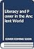 Literacy and Power in the Ancient World
