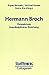 Hermann Broch: Perspektiven interdisziplinärer Forschung : Akten des internationalen Symposions Hermann Broch, 15.-17. September 1996, ... (Stauffenburg Colloquium) (German Edition)