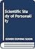 The Scientific Study of Personality