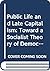 Public Life and Late Capitalism: Toward a Socialist Theory of Democracy