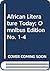African Literature Today: A...