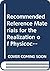Recommended Reference Mater...