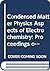 Condensed Matter Physics Aspects of Electrochemistry: Proceedings of the Conference 27 August-9 September 1990 Ictp, Trieste, Italy