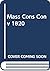 Mass Cons Conv 1820