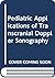 Pediatric Applications Of Transcranial Doppler Sonography