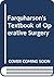 Farquharson's Textbook of operative surgery