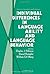 Individual Differences in Language Ability and Language Behavior (Pespectives in Neurolinguistics and Psycholinguistics)