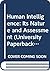 Human intelligence; its nature and assessment (Methuen's manuals of modern psychology)