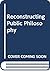 Reconstructing public philosophy