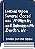 Letters upon several occasions