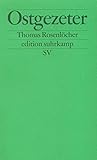 Ostgezeter: Beiträge zur Schimpfkultur (Edition Suhrkamp) (German Edition) Ostgezeter: Beiträge zur Schimpfkultur (Edition Suhrkamp) (German Edition)