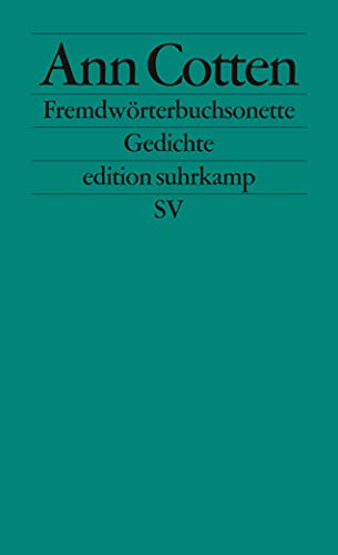 Fremdwörterbuchsonette: Gedichte (Paperback)
