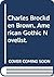 Charles Brockden Brown, American Gothic Novelist.